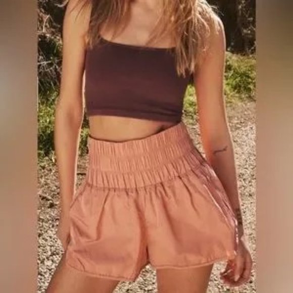 FP Movement by Free People Pants - FP Movement | Free People The Way Home Shorts In Brushed Apricot